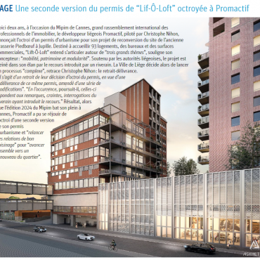 LiftOLoft : Actualité : NOUVELLE VERSION DU PERMIS D’URBANISME POUR LE PROJET « LIFT-Ô-LOFT » À JUPILLE!